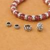S925 Prata Yintai Retrô Guirlanda Contas Separadas Acessórios de Pulseira de Cristal Material DIY Acessórios de Joalheria