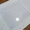 Enviar regla de cuadrícula para transferencia de calor A4 pluma caligráfica una regla para dibujar líneas y cuadrículas pluma caligráfica de letra regular pequeña recambios tablero para rayar otros