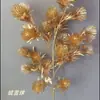 Simulação Flor de Ano Novo Flor Plástica Dourada Balde de Ano Novo Galhos Longos Palmeira Vermelha Hortênsia Palavra Fu Amor Flor de Ano Novo Atacado