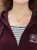 Nuevo conjunto deportivo de otoño para mamás, sudadera con capucha 2026, conjunto de dos piezas elegante y rejuvenecedor para mujeres de mediana edad y mayores, adecuado para primavera y otoño
