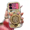Estuche Giratorio del Dios de la Fortuna de Año Nuevo para Teléfono Apple 18 Pro Max iPhone 16 Estuche de Malla de Plumas con Agujeros Finos 15