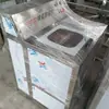 Máquina de limpeza de água engarrafada de estação única, máquina de puxar e escovar tampas de barril duplo, máquina de escovar interna e externa de barril grande, limpeza de alta eficiência