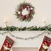 Decoración Navideña de Piña y Bayas del Fabricante Arreglo Bastón Navideño Creativo Bola de Navidad Adorno de Guirnalda de Vidrio Decoración Colgante