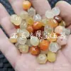 Jade de Seda Dourada de Hotan, Xinjiang, Contas Sexagonais, Passe-partout, Contas Soltas de Jade, Jade Aventurina, Jade Quartizito, Contas Cilíndricas, Acessórios para Joias