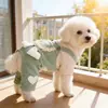 Ropa para Mascotas de Otoño e Invierno Ropa para Perro Ropa para Gato Forrado de Felpa Engrosado Cordón Correa de Tiras Ropa para Perro VIP de Cuatro Patas