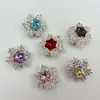 Industria Pesada Aleación de Doble Cara Incrustada con Pedrería Copo de Nieve Circonita Multi-Agujero Perla DIY Toque de Alta Gama Se Puede Ensartar Pluma Teléfono Lanyard Adorno Accesorios