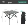 Conjunto de Mesa Portátil para Rolinhos de Ovo para Uso Externo, Mesa e Cadeiras Dobráveis, Essencial Popular para Camping e Piquenique Mesa e Cadeiras Dobráveis