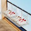 Tendedero de Balcón, Ventana Antirrobo, Tendedero de Zapatos para Edificio Alto, Gadget para Secar Artículos, Zapatero, Gancho para Secar Calcetines, Perchero de Almacenamiento