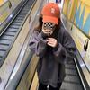 Gorra de béisbol coreana con parte superior rígida y letra R, para mujer, con alero curvo, parasol, estilo japonés, para primavera y otoño, de moda, color azul Klein.
