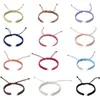 Pulseira da Sorte de 7 Seções Tecida à Mão Transfronteiriça Temu, Pulseira Ajustável, Pulseira de Amizade DIY, Pendente de Vários Acessórios