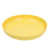 Prato Redondo de Palha de Trigo para Uso Doméstico, Prato de Refeição, Cinzeiro para Ossos, Prato de Restaurante para Servir Comida, Prato de Plástico, Prato para Ossos
