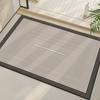 Alfombra Antideslizante Absorbente para Baño Puerta de Inodoro Diatomeas Secado Rápido Felpudo Alfombra Suelo de Baño Inodoro