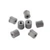 Tuerca cilíndrica moleteada de acero al carbono atornillada a mano, Conector de hardware para muebles empotrado galvanizado de estándar nacional, Tuerca empotrada moldeada por inyección