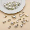 Colgante de Imitación Perla de Alto Brillo ABS con Cuentas de Diamante Colgante para Sombrero Pendientes Bolsa de Regalo Accesorios para Ropa Accesorios para Joyería DIY Venta al por Mayor