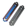 Suporte de Bateria Universal para Modificação de Carro com Revestimento Azul de Fibra de Carbono, Suporte de Bateria Fixo Universal de Liga de Alumínio