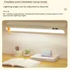 Lámpara de Mesa Táctil Lámpara de Escritorio Magnética Batería Recargable Incorporada para Lectura Gabinete Espejo Mesita de Noche Luces Nocturnas Recargables