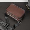 Bolso de Hombro Vintage para Hombre Marca de Moda Bolso Cuadrado Pequeño de Moda Bolso de Hombro Casual Versátil Bolso Cruzado Mochila para Montar