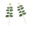 Guirnalda de Ratán con Hojas de Eucalipto Simuladas Hojas de Dinero Verde Accesorios Decoración de Boda Hojas Falsas Planta Verde Hoja de Eucalipto