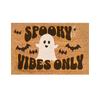 Tapete de entrada para Halloween transfronteiriço estilo fibra de coco tapete decorativo atmosfera de feriado em estoque atacado