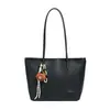 Nova Moda 2025 Bolsa de Grande Capacidade para Mulheres, Bolsa de Ombro Casual Versátil, Textura Simples, Bolsa Tote para Ombro para o Dia a Dia