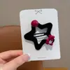 Acessórios de Cabelo Infantil Presilha de Cabelo Estrela Adereço Dopamina Outono e Inverno Veludo Estrela de Cinco Pontas Presilha de Cabelo Urso Presilha de Cabelo para Bebê
