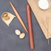 Juego de tabla de cortar con tira para enrollar masa de dumpling casero, herramientas para hornear, rodillo para masa, comercial, grande, a presión, rodillo de madera maciza