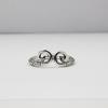 Anillo aro de Sun Wukong transfronterizo nuevo plata tailandesa vintage brillante anillo abierto suministro directo de fábrica Amazon