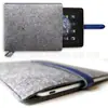 Fornecimento de fábrica capa de feltro para celular bolsa de celular não tecido impressão oca variedade