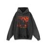 Marca de Hip-Hop Americano de Moda Impresión Directa por Spray Algodón Pesado Lavado Desgastado Sudadera con Capucha de Manga Larga para Hombre y Mujer Transfronterizo