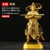 Cobre Weituo Galan Protector del Dharma Estatua de Buda Wei Tuo Guan Gong Galan Bodhisattva Dios Protector Izquierdo y Derecho del Dharma Decoración de Bronce Dorado Sala de Estar