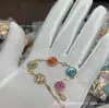 Pulsera Brújula Estrella Sol Luna Estrella de Ocho Puntas Oro V Artesanía Fina Nácar Blanco Marca D Chapado Grueso Oro de 18 Quilates Cadena para Clavícula Lujo Ligero