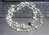 Colección Larga de Collares Superpuestos de Perlas Swarovski para Mujer, Estilo Lujo Ligero, Cadena Versátil para Suéter con un Toque de Alta Gama, Venta al por Mayor Otoño e Invierno