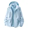 Chaqueta de Montañismo a Prueba de Viento e Impermeable para Pareja con Relleno Desmontable (Forro polar) Forro, Tres en Uno 0.05kg Juego de Piezas