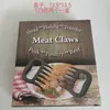 Venta al por mayor de garras de plástico para carne, herramienta anti-quemaduras para desgarrar carne, desmenuzador de carne, tenedor desmenuzador de pollo, herramienta pequeña para separar alimentos cocidos