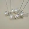 Brincos de Pérola de Princesa com Acabamento de Luxo, Cinza-Prata, Tarraxas de Pérola Simples e Versáteis, Conjunto de Pingente de Madrepérola para Mulheres, Transmissão ao Vivo