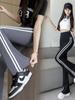 Pantalones de tiburón para mujer con control de abdomen y levantamiento de glúteos, delgados para el verano, ropa exterior nueva 2025, aspecto adelgazante, Yoga Barbie, pantalones casuales para personas bajas