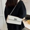 Niche Texture Underarm Bag Feminino 2024 New Ins Fashion High-end Chain Bagel Bag Ombro Crossbody Bolsa