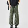 Pantalones de Verano Frescos de Seda de Hielo para Hombre 2025 Nuevos de Alta Gama de Secado Rápido Ligeros Ropa de Trabajo Pantalones Casuales Pantalones Versátiles