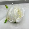 Cabeza de flor artificial capullo de rosa comercio exterior transfronterizo cabeza de flor rosa flor falsa sentido avanzado capullo de rosa flor de seda pasador de pelo capullo de flor