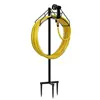 Nuevo estante vertical de almacenamiento para exteriores estante de almacenamiento de hierro forjado estante para tuberías de agua de jardín soporte de manguera desmontable para patio