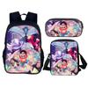 Mochila Escolar Steven Universo Cosmic Kid Mochila Infantil Conjunto de Três Peças