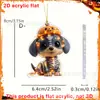 Colgante de Acrílico 2D para Mochila de Coche de Murciélago Lindo y Ternero de Halloween Transfronterizo Decoración Festiva
