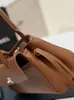 Bolso Estilo Chanel 26S Baguette Bolso de Hombro de Piel Genuina Bolso de Axila Acolchado Versión de Alta Gama Bolso de Mano con Patrón de Grano Bolso Bowling