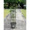 Soporte de Flores de Hierro Forjado para Plantas Trepadoras, Estante de Jardinería para Balcón al Aire Libre, Estructura Trepadora para Plantas, Columna de Flores para Uso en Exteriores