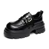 Nuevos Zapatos Planos Casuales Estilo Japonés Otoño e Invierno 2026 Suela Gruesa Estilo Británico Retro Versátiles Zapatos de Cuero para Mujer