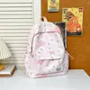 Mochila Fufu de leche estrella azul claro corazón dulce sanador de chica para chicas de secundaria y preparatoria mochila de preparatoria