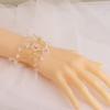 Flor de Muñeca Coreana para Novia, Hermoso y Súper Hada Flor de Orquídea Pulsera de Flor para Mano, Regalo de Boda, Grupo de Damas de Honor Hermanas