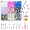 Pulsera de Piedra Natural con Cuentas Paquete de Materiales DIY 12 Compartimentos de Cuentas Accesorios para Joyería Set Transfronterizo de Amazon