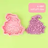 Sello para Galletas DIY Molde para Galletas Serie de Brujas Realista 3D Diseño Tipo Prensa Molde Cortador