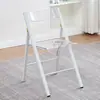 Silla Transparente Nórdica, Silla de Comedor de Lujo Ligero, Mesa de Comedor de Alta Gama de Moda para Uso Doméstico, Silla Plegable de Plástico Minimalista de Diseñador Vintage